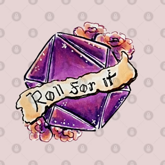 Roll For It! D20 by SpiceandRose