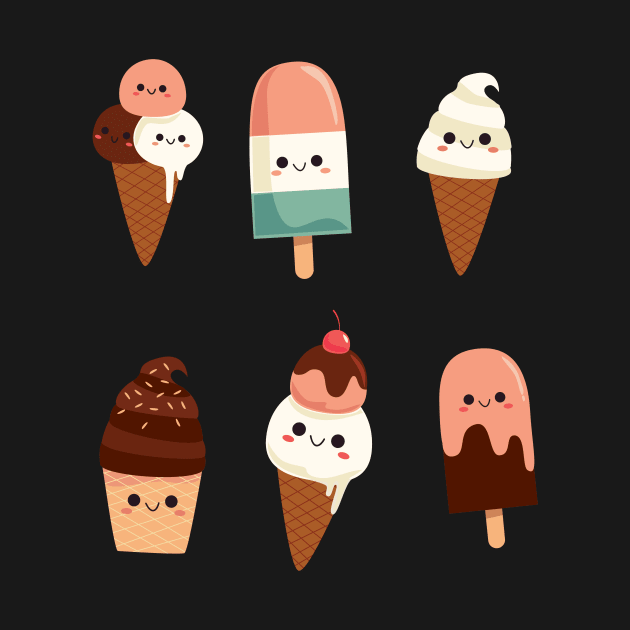 six ice creams by mysr