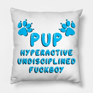 PUP - DEFINED BLUE Pillow