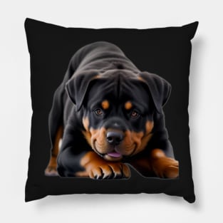 Rottweiler Ai Pillow