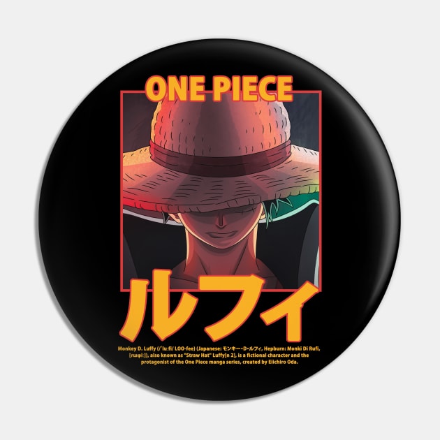 monkey d luffy Pin by HokiShop