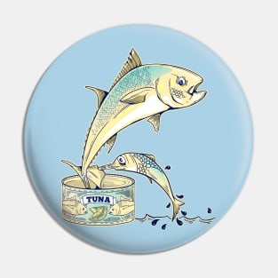 Funny can of tuna fish Pin