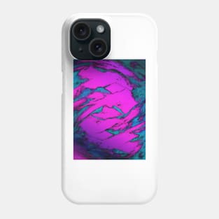 Fractured anger pink Phone Case