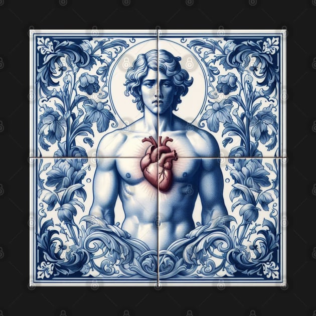 Dutch Tile: The Heart No.6 by artnook