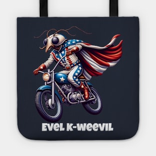 Evel K-Weevil - Daredevil Insect on Wheels! Tote