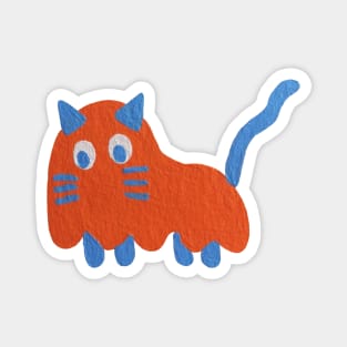 Boo ghost, Cat halloween Magnet