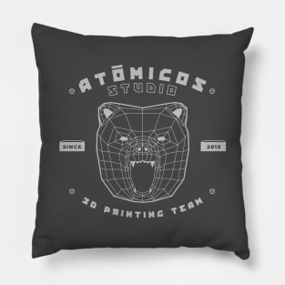 Atomicos Studio 3D Wireframe Bear Pillow