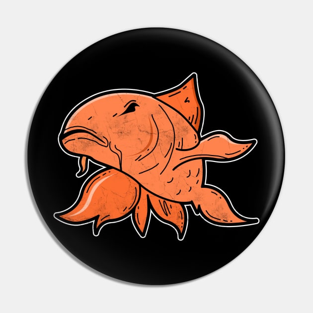 Carp Comic Cartoon Pin by Imutobi