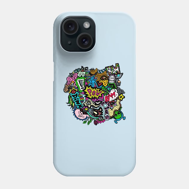 Chaos in Colour Phone Case by Becpuss