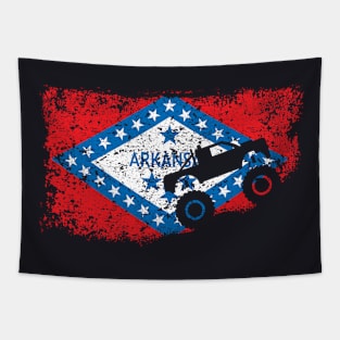 Monster Truck Arkansas 4X4 Club Tapestry