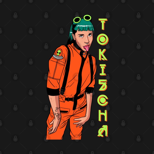 Tokischa Orange Jumpsuit by liomal