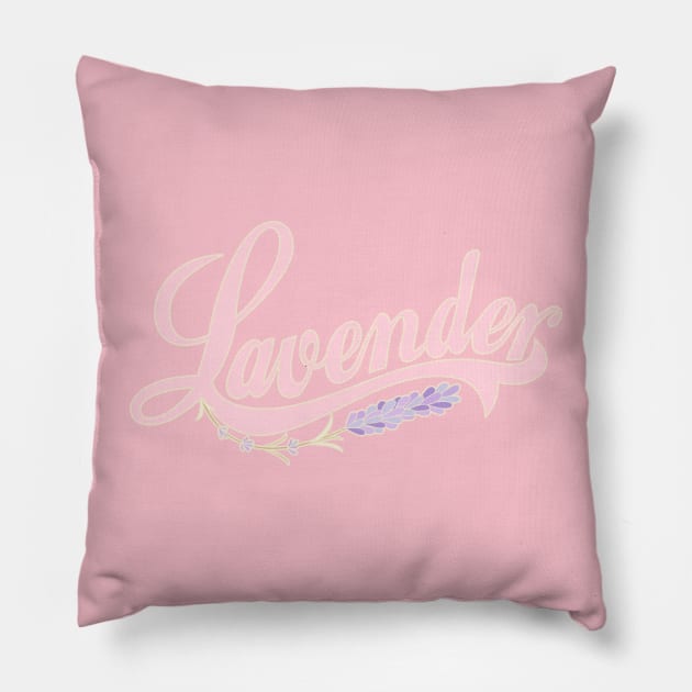 Lavender flower Pillow by mkbl