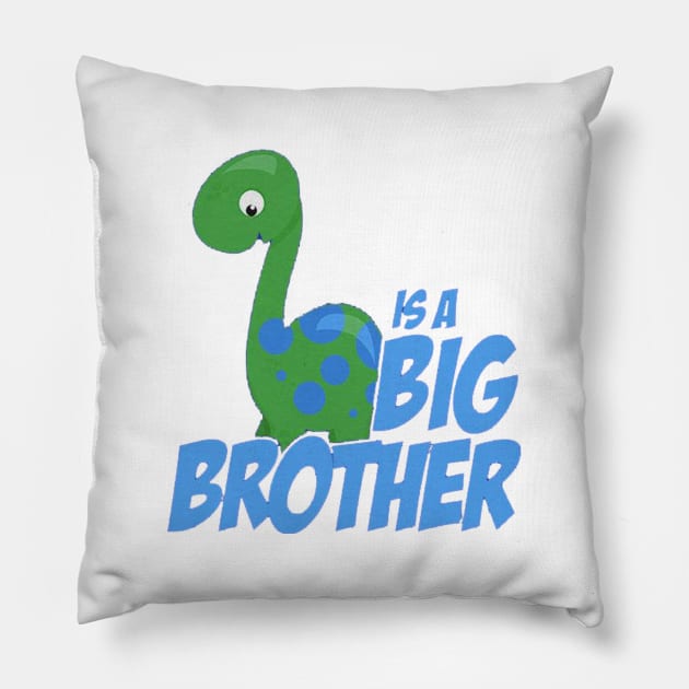 Big Brother Dinosaur Pillow by fiar32