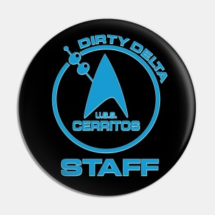 Lower Decks Dirty Delta staff Pin