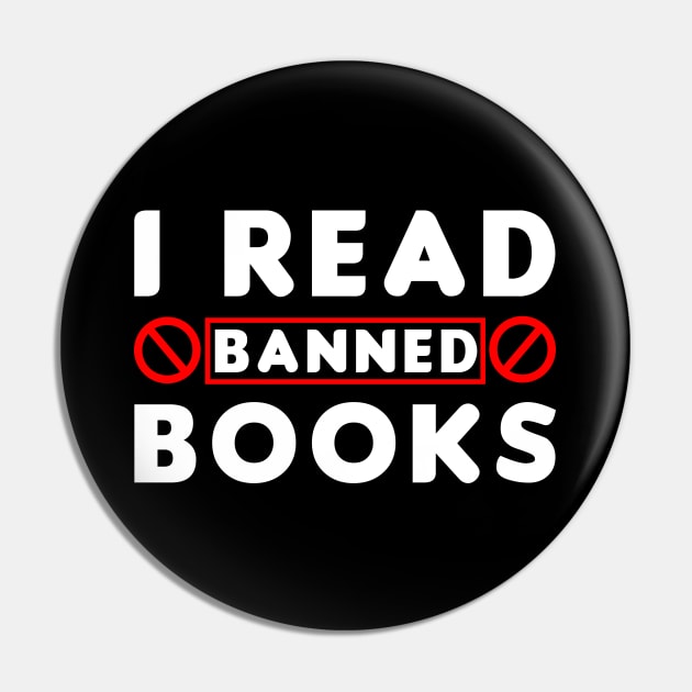 I Read Banned Books Pin by zerouss