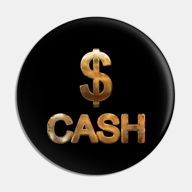 Cash And Dollar Symbol Pin by funfun