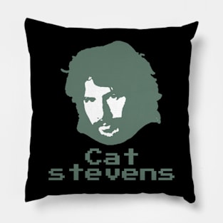 Cat stevens ||| 70s style Pillow