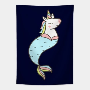 Mermaid Unicorn Tapestry