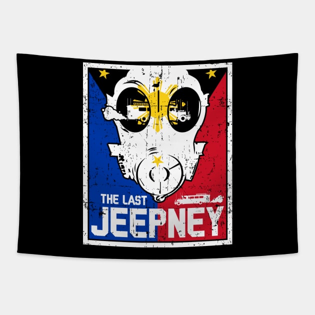 The Last Jeepney Philippines The Last Ship Parody Tapestry by teeleoshirts