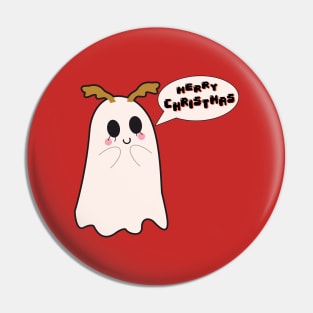 Cute Christmas Ghost Pin