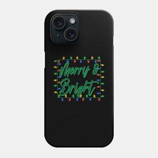 Merry and Bright Christmas Phone Case