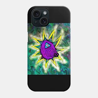 Abstract Sun Eye Alien Phone Case