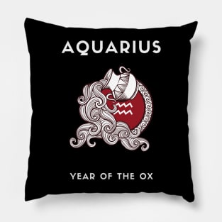 AQUARIUS / Year of the OX Pillow