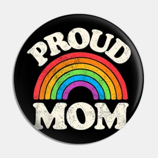 LGBTQ Proud Mom Gay Pride LGBT Ally Mother's Day Pin