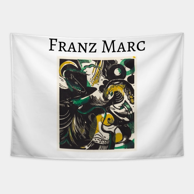 Franz Marc abstract Tapestry by Cleopsys