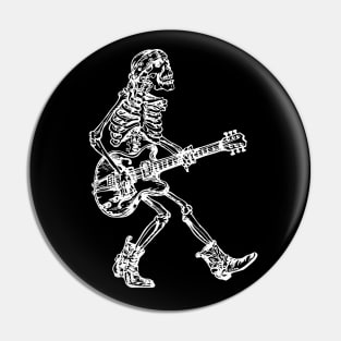 SEEMBO Skeleton Playing Guitar Guitarist Musician Music Band Pin