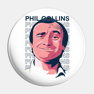 In the Air Tonight: Phil Collins Pin