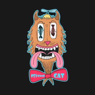 Psycho cat T-Shirt