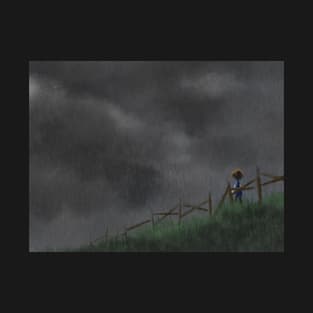 girl in a field (storm) T-Shirt