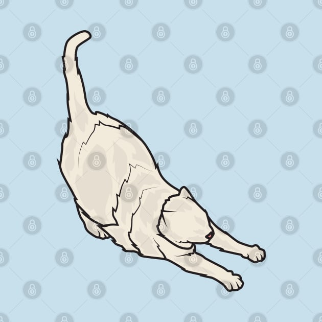Yoga Cat by crissbahari