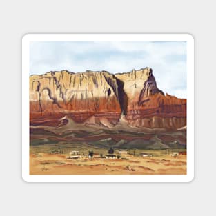 Arizona Desert Canyon Magnet