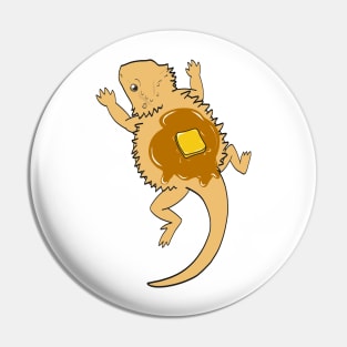 Pancake beardie Pin