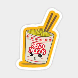 Send Noods - Kawaii Noodles Magnet