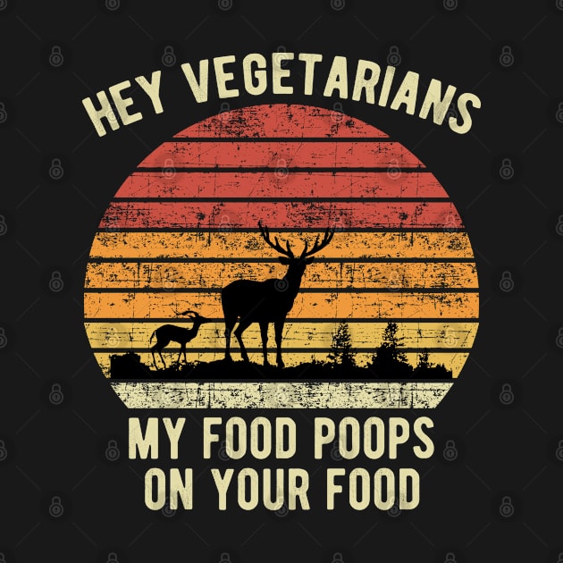 Hey Vegans My Food Poops on your food by Doc Maya