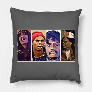 Many Faces of Dave Chappelle Pillow