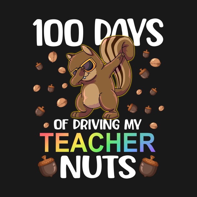 dabbing Squirrel 100th day of school by Jhon Towel