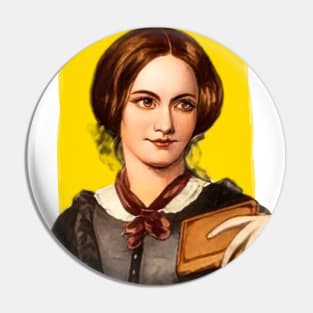 English Novelist Charlotte Bronte illustration Pin