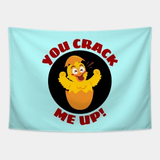 You Crack Me Up | Egg Pun Tapestry