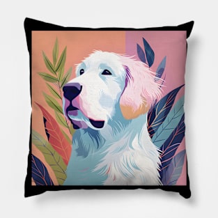 Kuvasz in 70's Pillow