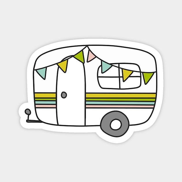 Glamping Magnet by Jande Summer