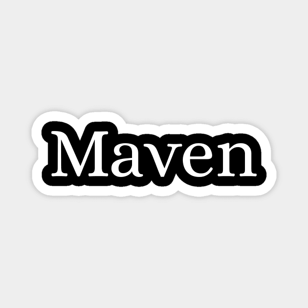 Maven Magnet by Des