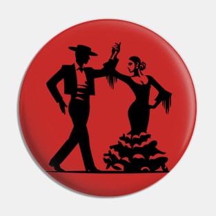 Flamenco Dancers Pin