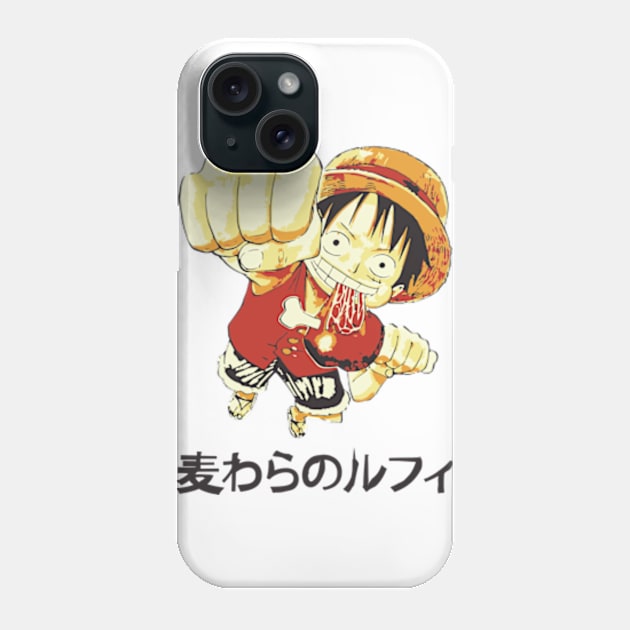 Mugiwara Loves Meat (Light V.) Phone Case by JBeck