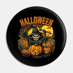 Trick or treats? zombie, halloween Pin