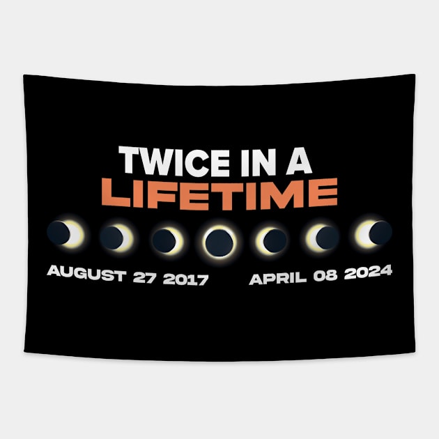 Total Solar Eclipse Twice In A Lifetime Tapestry by Exosia store