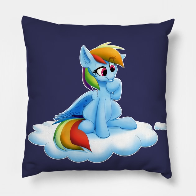 Think Fast, Blue Fast Pillow by Ultimate_IkeDerp